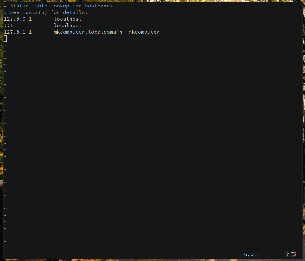 Hosts Example